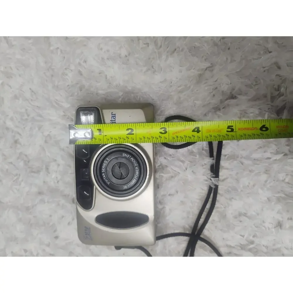 Vintage Vivitar PZ 3110 Day Date 38mm Point & Shoot Film Camera *Tested* Photo